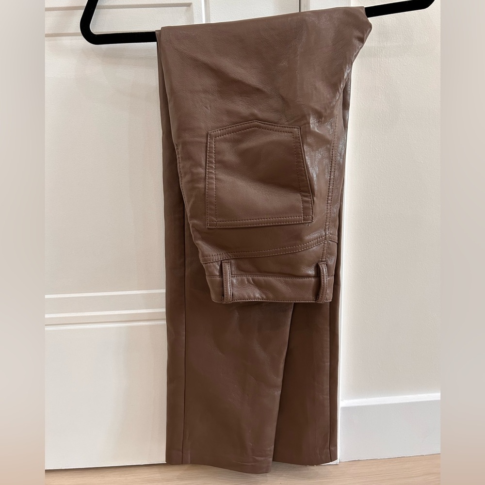 Aritzia Wilfred Melina Pant, Faux Leather